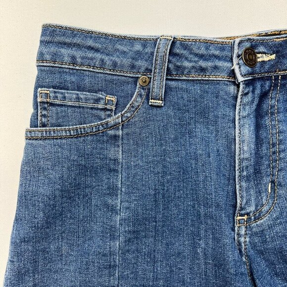 Just Black Womens Cut-Off Shorts Blue Stretch Frayed Mid Rise Medium Wash USA S - Picture 6 of 10